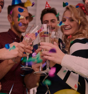 Birthday parties near the university of wisconsin in a 18 passenger party bus